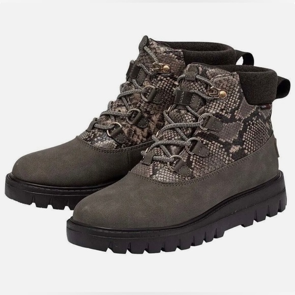 Hey Dude Shoes - Hey Dude Tonya Eco Shield Womens Boots in Camo Snake Print. Size 7. Brand new.